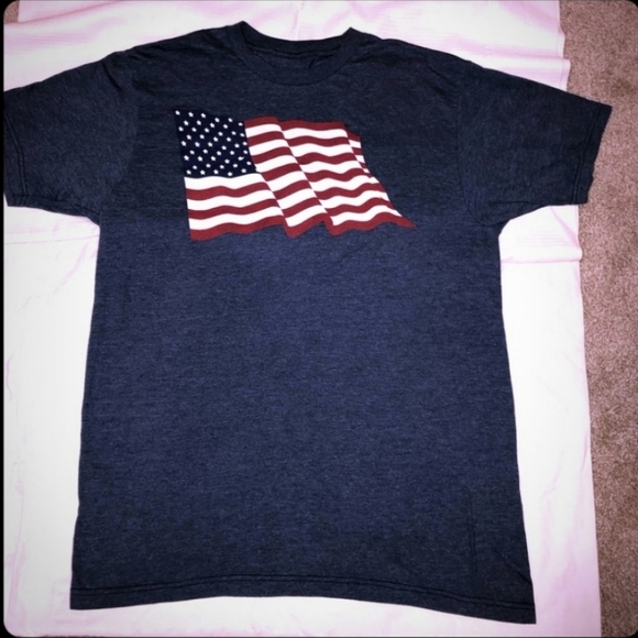 The Print Shop Tops - The Print Shop American Flag Graphic T-shirt